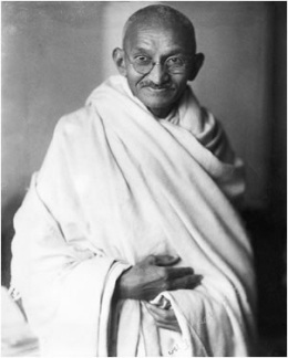 Portrait of Mahatma Gandhi